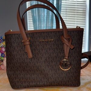 Michael Kors Dark Brown Signature Tote